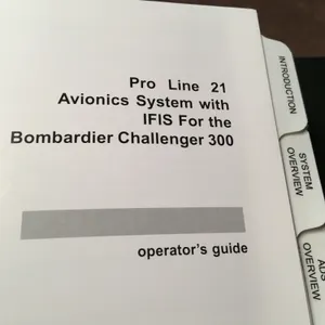 Pro Line 21 with IFIS in Bombardier Challenger 300 Operator's Guide Manual